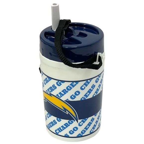 NFL Los Angeles Chargers Plastic Thermos with Strap, 1 Liter - Picture 3 of 7